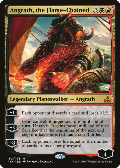 Angrath, the Flame-Chained (RIX-152) - mythic - Foil