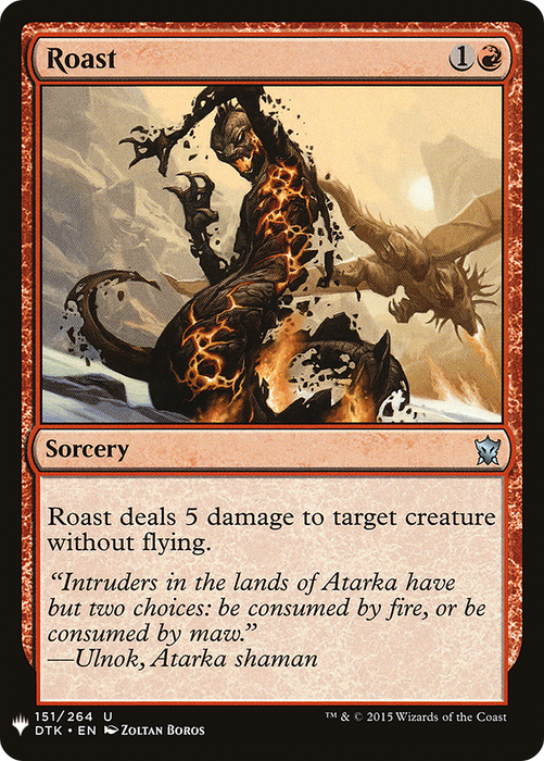 Roast (LIST-DTK-151) - uncommon
