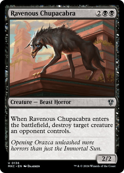 Ravenous Chupacabra (MKC-136) - uncommon