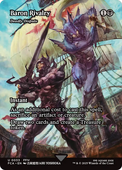 Baron Rivalry - Deadly Dispute (Showcase) (FCA-033) - uncommon - Foil