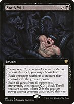 Szat's Will (CMR-655) - rare: (Extended Art)