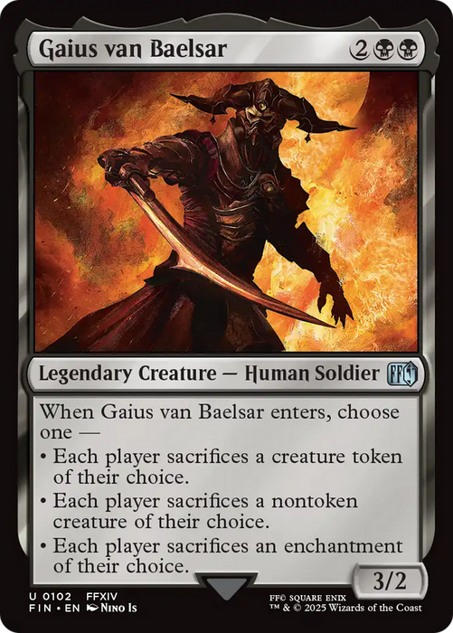 Gaius van Baelsar (FIN-102) - uncommon