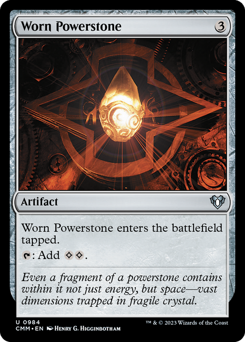 Worn Powerstone (CMM-984) - uncommon