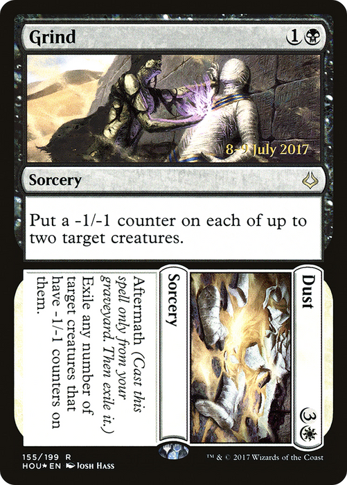 Grind // Dust (PRE-155S) - rare - Foil