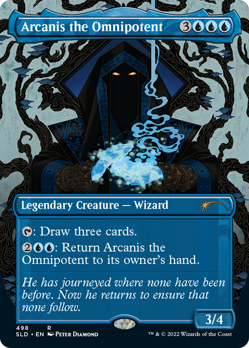 Arcanis the Omnipotent (SLD-498) - rare (Borderless) - Foil