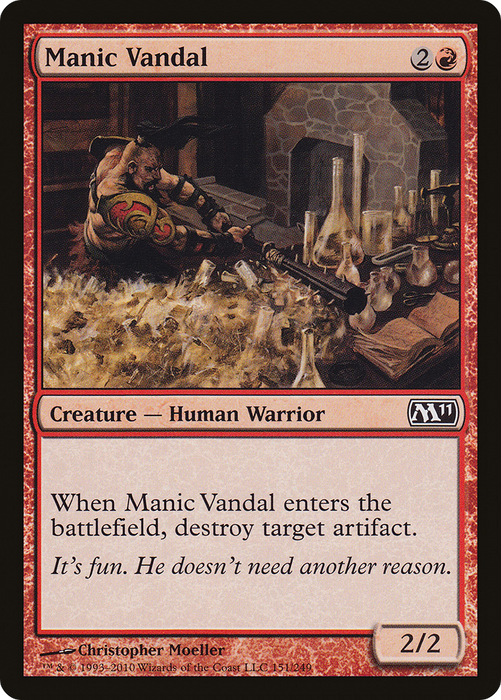 Manic Vandal (M11-151) - common - Foil