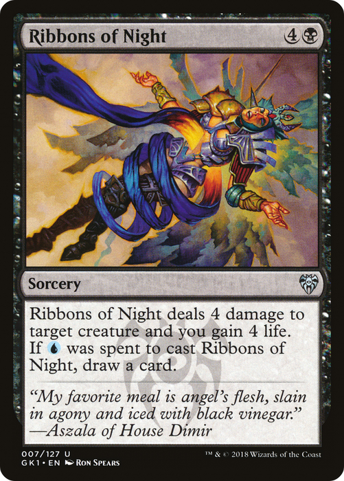 Ribbons of Night (GR1-007) - uncommon