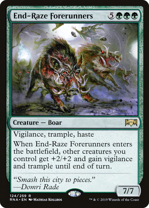 End-Raze Forerunners (RNA-124) - rare - Foil