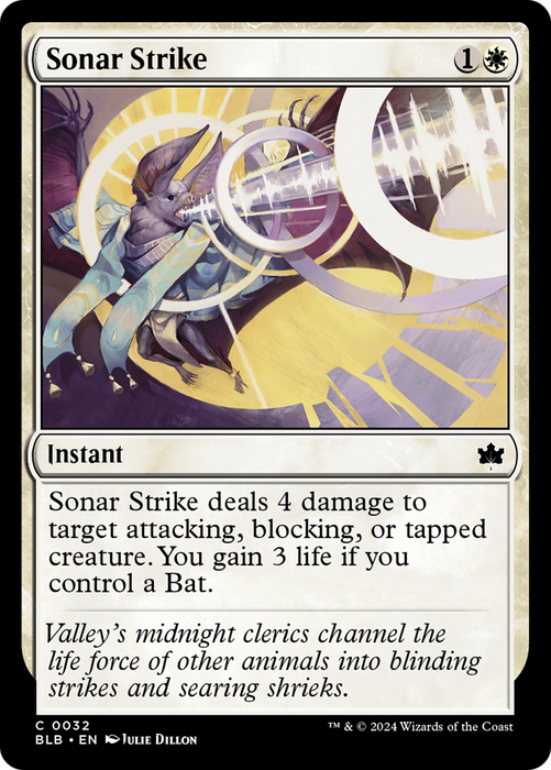 Sonar Strike (BLB-032) - common - Foil