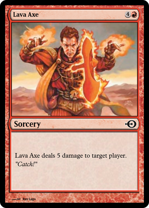 Lava Axe (PRM-32559) - common - Foil