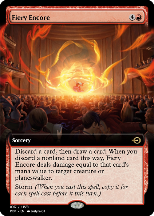 Fiery Encore (PRM-90106) - rare - Foil