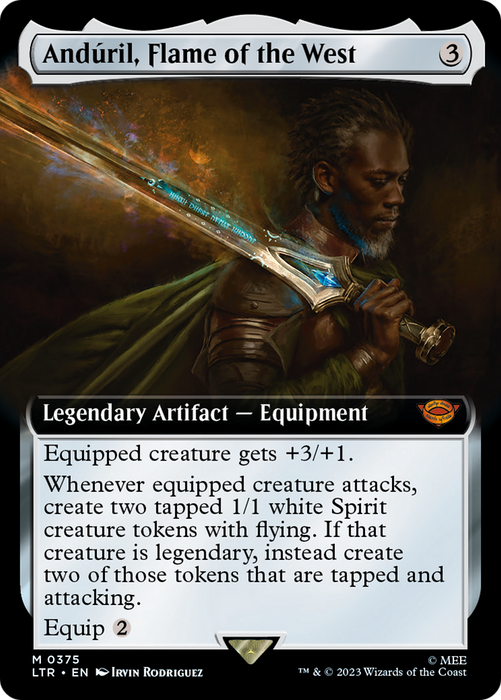 Andúril, Flame of the West (LTR-375) - mythic: (Extended Art)