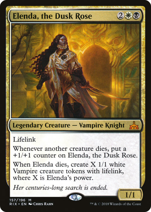 Elenda, the Dusk Rose (RIX-157) - mythic - Foil