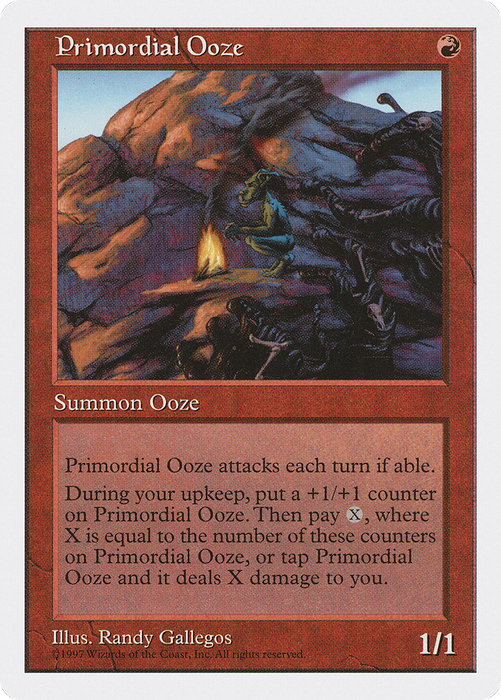 Primordial Ooze (5ED-261) - uncommon