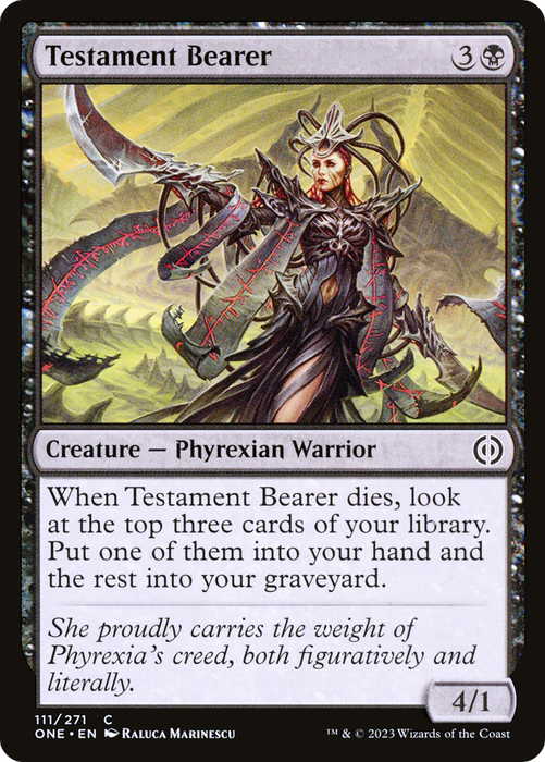 Testament Bearer (ONE-111) - common - Foil