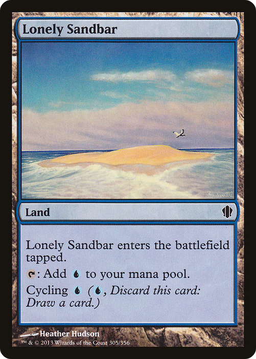 Lonely Sandbar (C13-305) - common