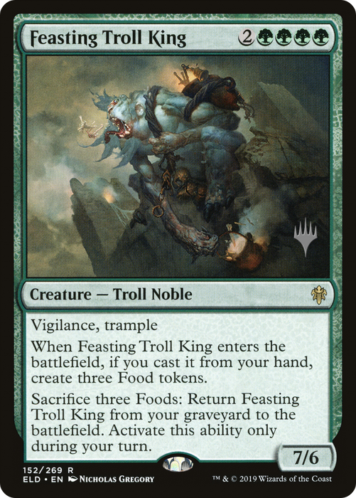 Feasting Troll King (PPELD-152P) - rare - Foil