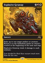 Explosive Getaway (DFT-479) - rare - Foil