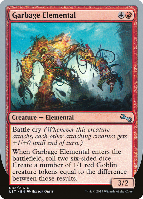 Garbage Elemental (UST-82C) - uncommon - Foil