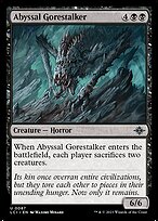 Abyssal Gorestalker (LCI-087) - uncommon - Foil