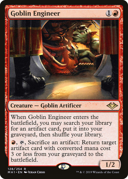 Goblin Engineer (MH1-128) - rare - Foil
