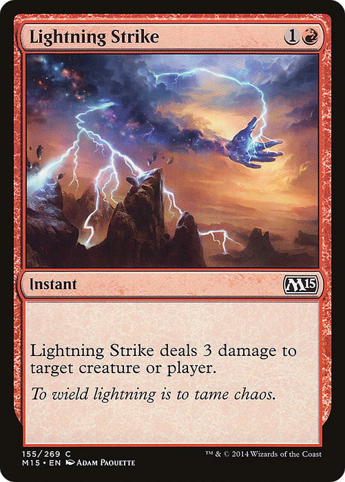 Lightning Strike (M15-155) - common - Foil