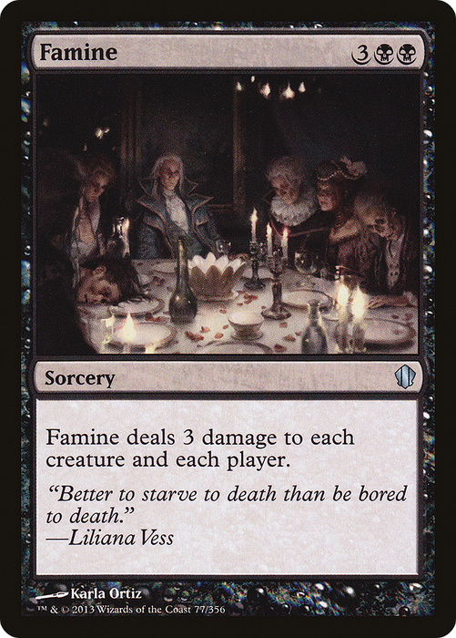Famine (C13-077) - uncommon