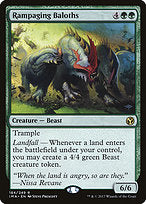 Rampaging Baloths (IMA-184) - rare - Foil