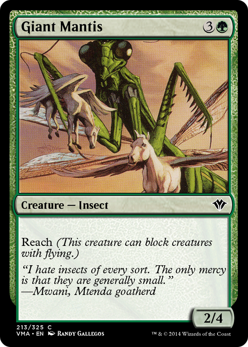 Giant Mantis (VMA-213) - common - Foil