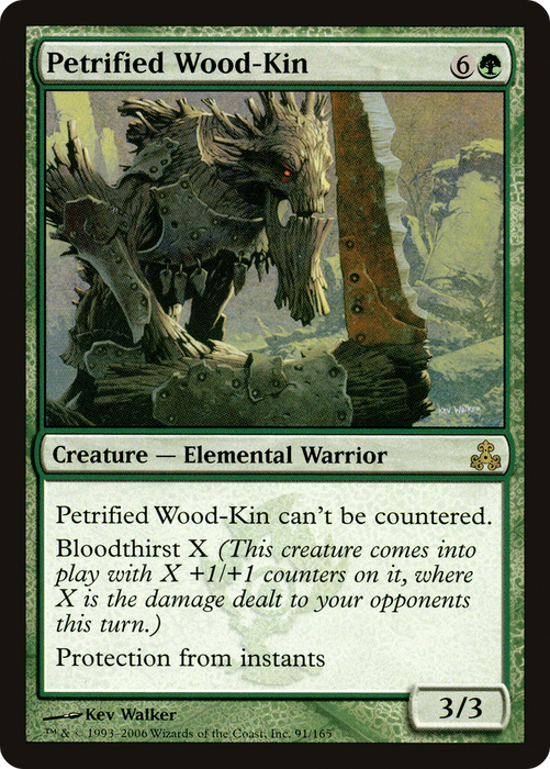 Petrified Wood-Kin (GPT-091) - rare - Foil