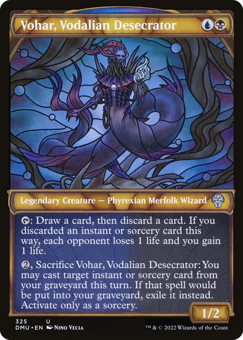 Vohar, Vodalian Desecrator (DMU-325) - uncommon: (Showcase) - Foil