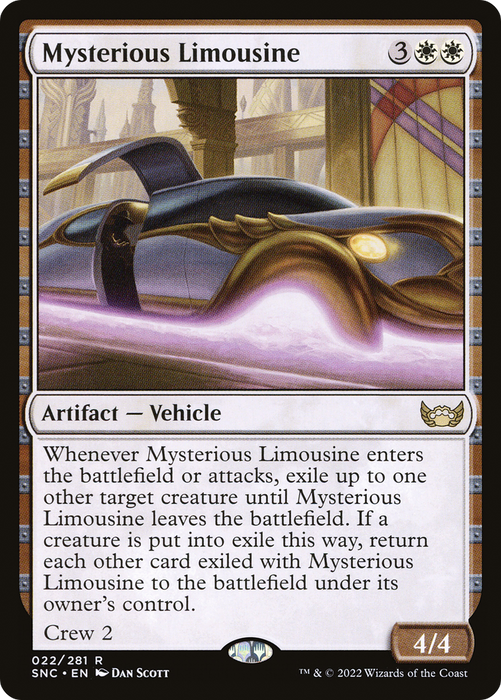 Mysterious Limousine (SNC-022) - rare - Foil