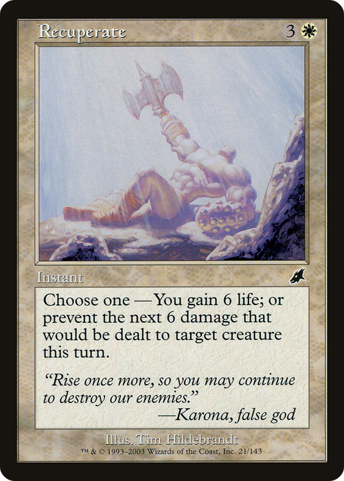 Recuperate (SCG-021) - common - Foil