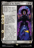 Genesis of the Daleks (WHO-674) - rare - Foil