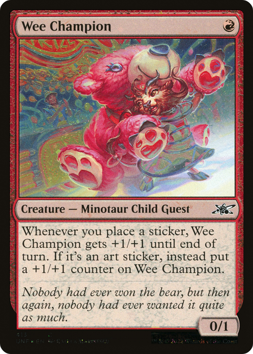 Wee Champion (UNF-413) - common - Foil