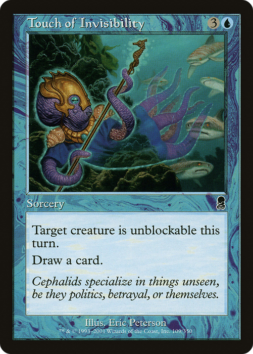 Touch of Invisibility (ODY-109) - common - Foil