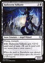Hailstorm Valkyrie (KHM-097) - uncommon: (snow)