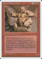 Earth Elemental (4ED-188) - uncommon