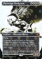 Phyrexian Vindicator (ONE-425) - mythic: (Showcase) (Borderless) - Foil