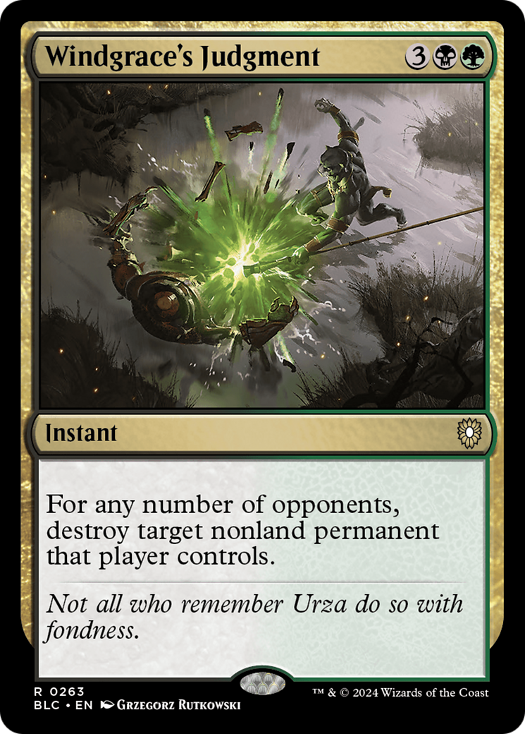 Windgrace's Judgment (BLC-263) - rare