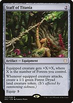 Staff of Titania (BRC-027) - rare - Foil