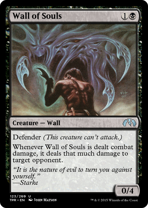 Wall of Souls (TPR-123) - uncommon - Foil
