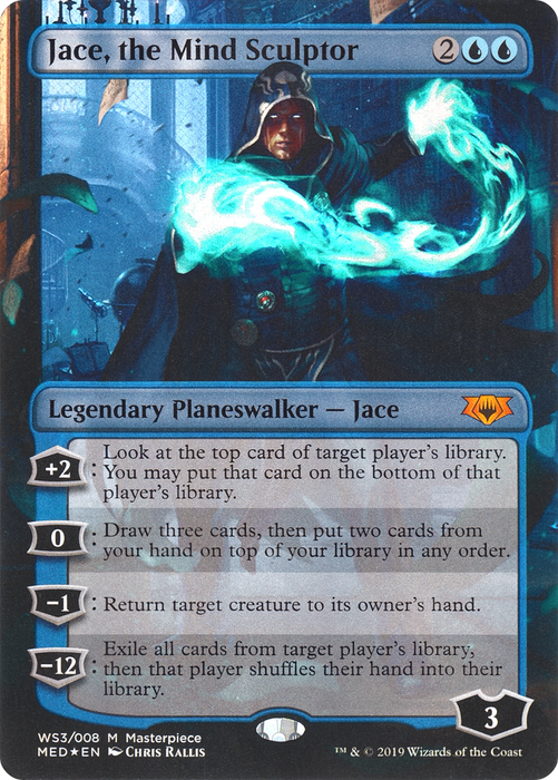 Jace, the Mind Sculptor (MED3-WS3) - mythic (Borderless) - Foil
