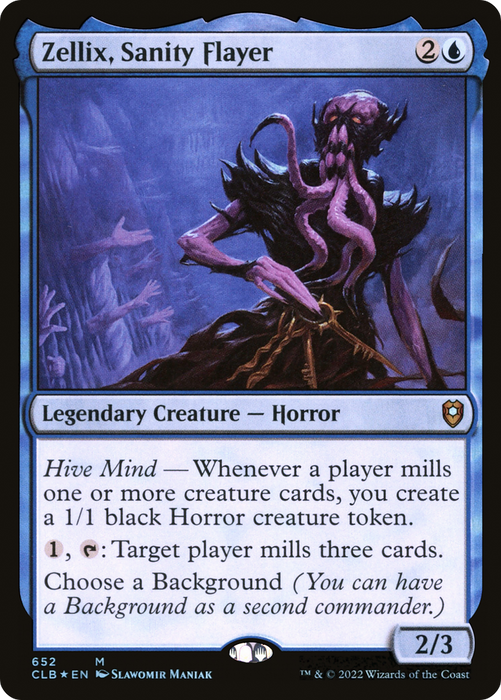 Zellix, Sanity Flayer (CLB-652) - mythic - Foil