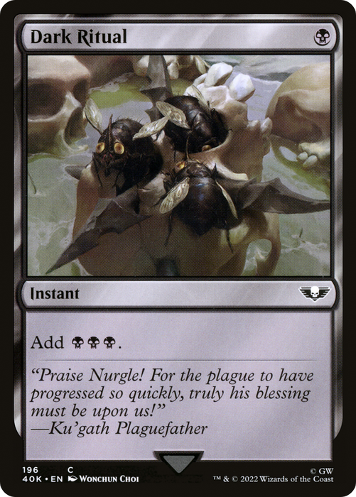 Dark Ritual (40K-196) - common