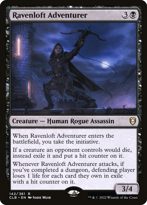 Ravenloft Adventurer (CLB-142) - rare - Foil