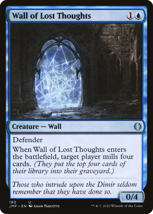 Wall of Lost Thoughts (JMP-190) - uncommon