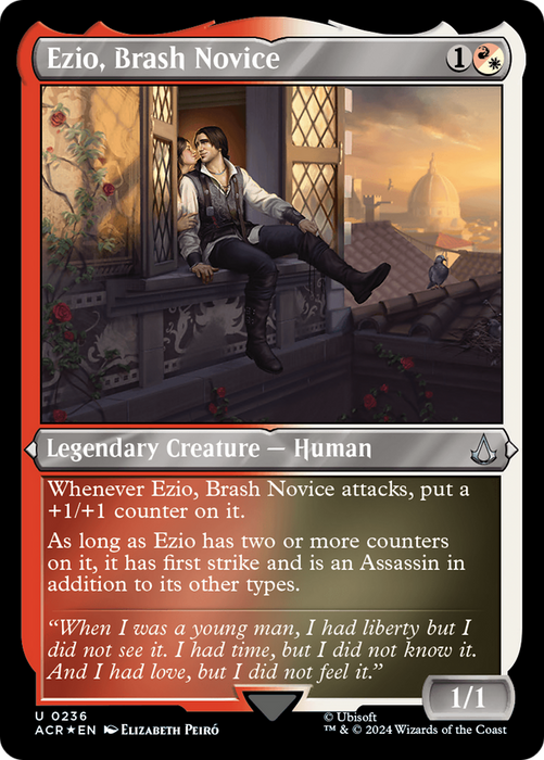 Ezio, Brash Novice (ACR-236) - uncommon - Etched Foil