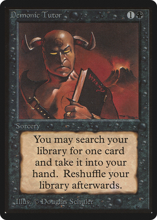 Demonic Tutor (LEB-105) - uncommon