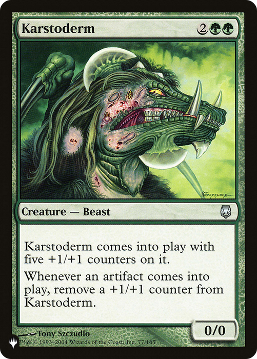 Karstoderm (LIST-DST-77) - uncommon